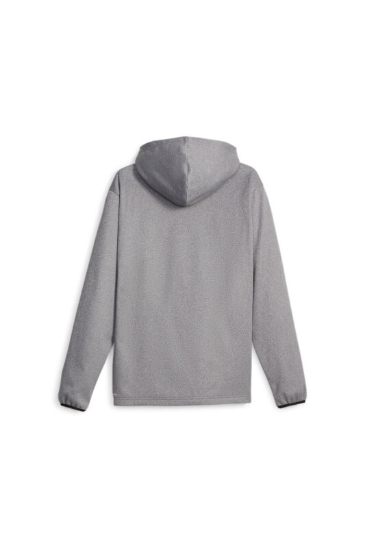 Puma Puma Fit Taped PWRFLEECE Hoodie Gri Erkek Eşofman Üstü - 6