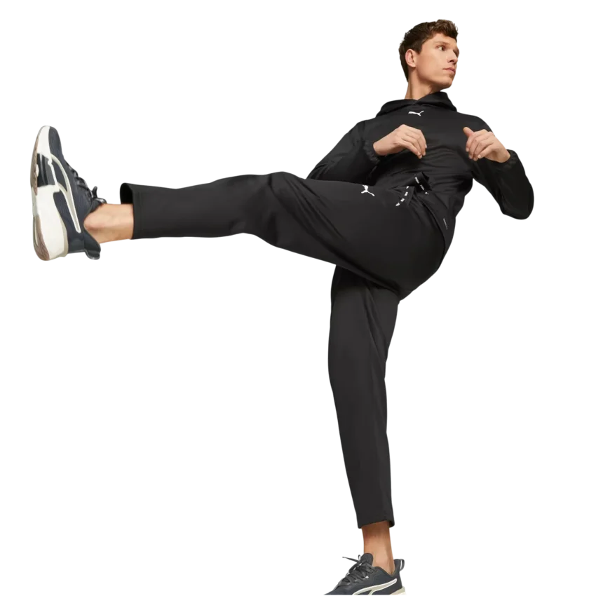 Puma Puma Fit Taped PWRFLEECE Jogger SİYAH Erkek Eşofman Altı - 1