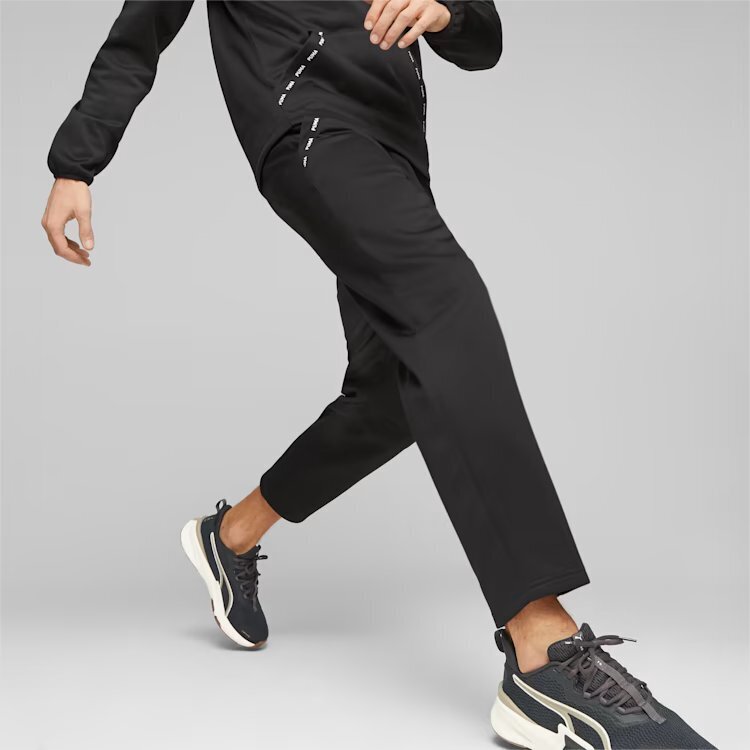Puma Puma Fit Taped PWRFLEECE Jogger SİYAH Erkek Eşofman Altı - Puma