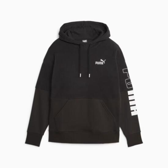 Puma PUMA POWER Colorblock High-Neck Hoodie SİYAH Kadın Sweatshirt - 5