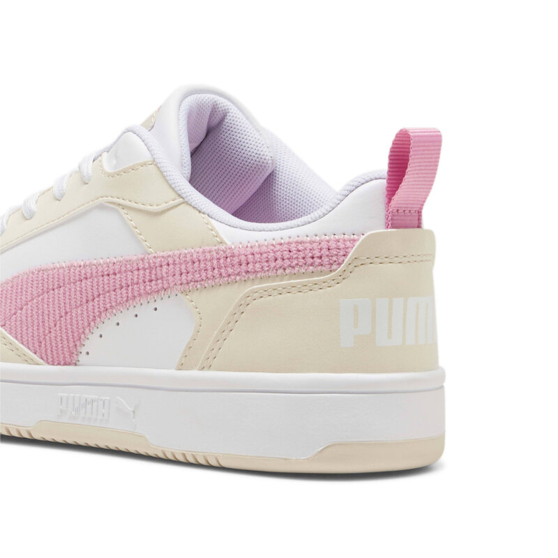 Puma Rebound V6 Lo Cord Jr Bej Çocuk Günlük Ayakkabı - 4