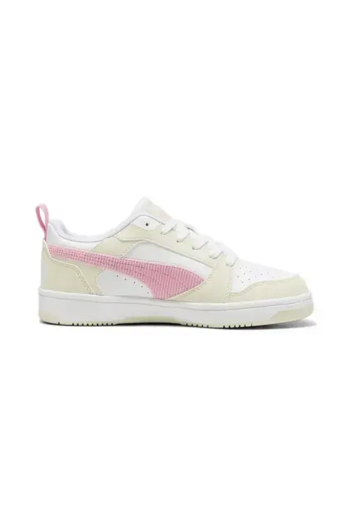 Puma Puma Rebound V6 Lo Cord Jr Bej Çocuk Günlük Ayakkabı - 1
