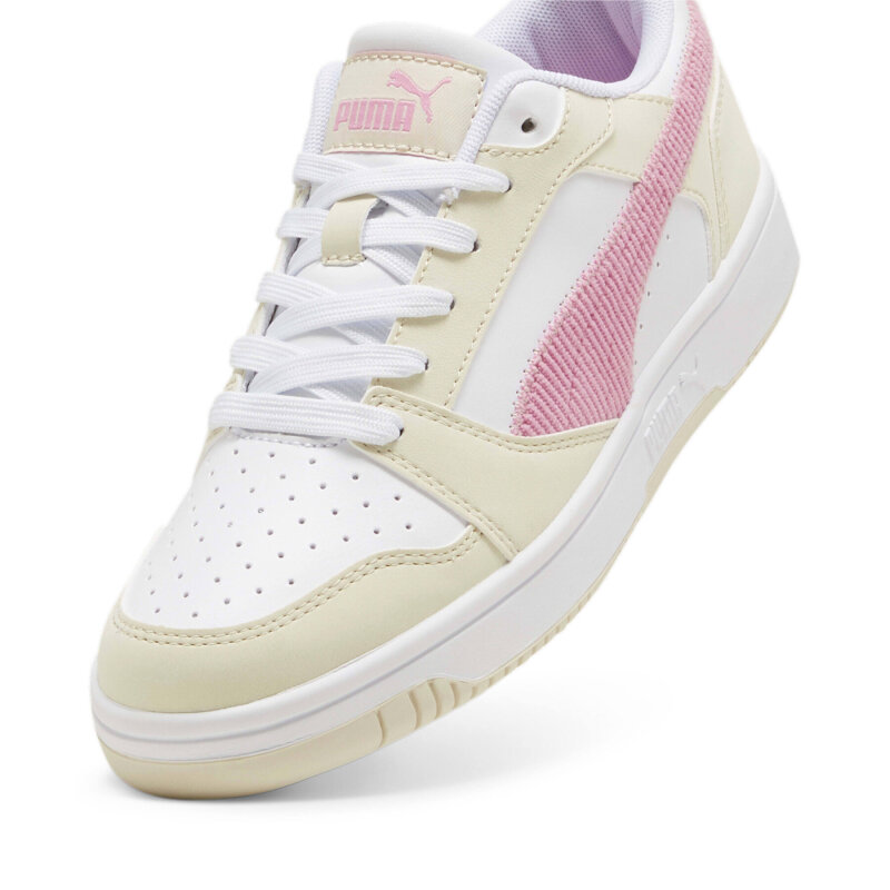 Puma Rebound V6 Lo Cord Jr Bej Çocuk Günlük Ayakkabı - 3