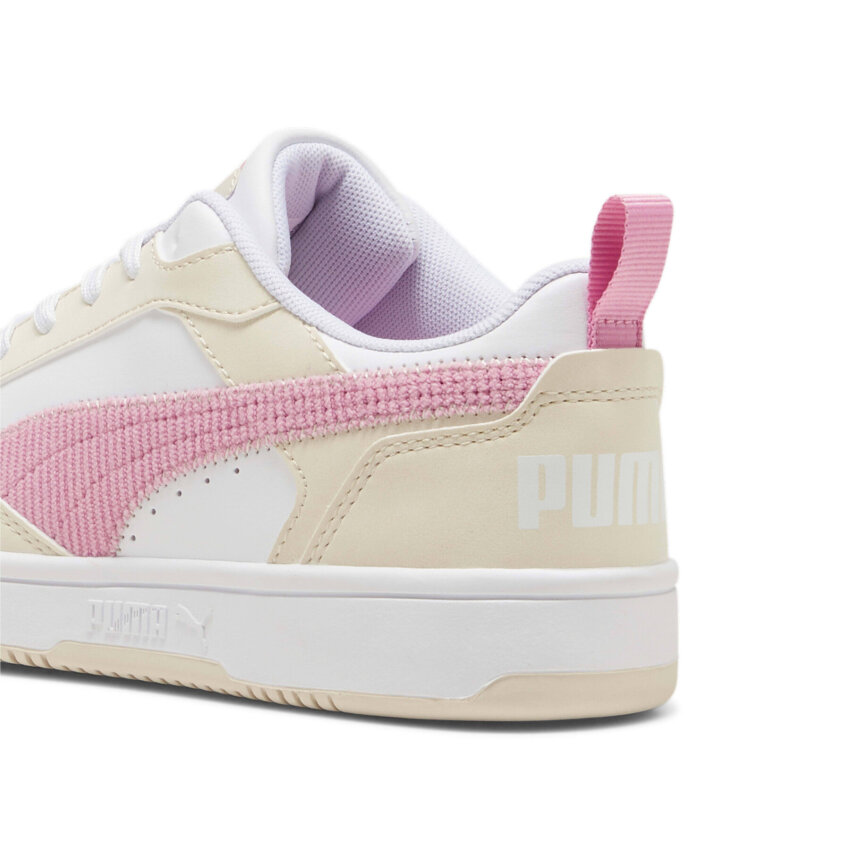 Puma Puma Rebound V6 Lo Cord Jr Bej Çocuk Günlük Ayakkabı - 4