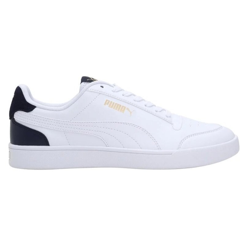 Puma Puma Shuffle Beyaz-Lacivert-Altın Erkek Günlük Ayakkabı - 1