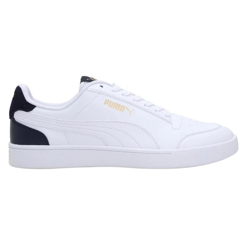 Puma Puma Shuffle Beyaz-Lacivert-Altın Erkek Günlük Ayakkabı - 1