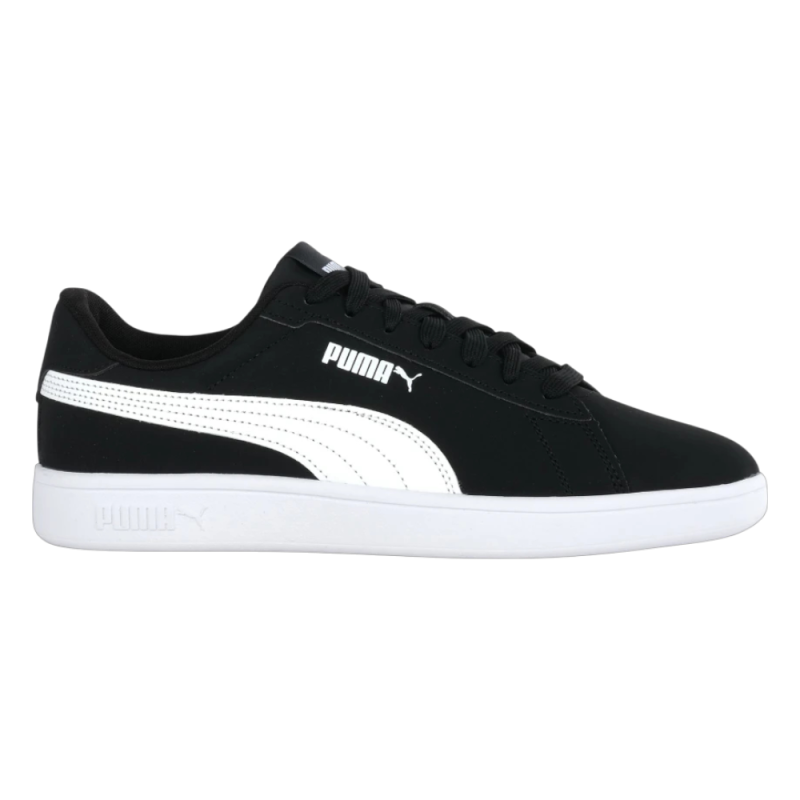 Puma Smash 3.0 Buck Siyah Erkek Günlük Ayakkabı - 1