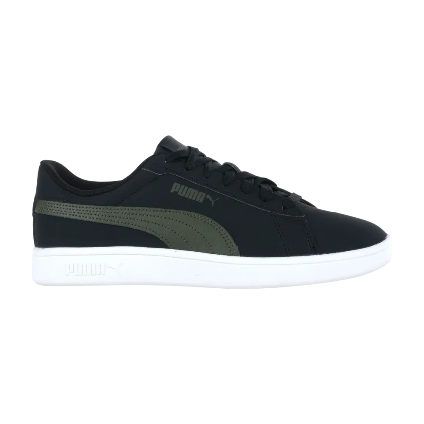Puma Smash 3.0 Buck Siyah Erkek Günlük Ayakkabı - 1