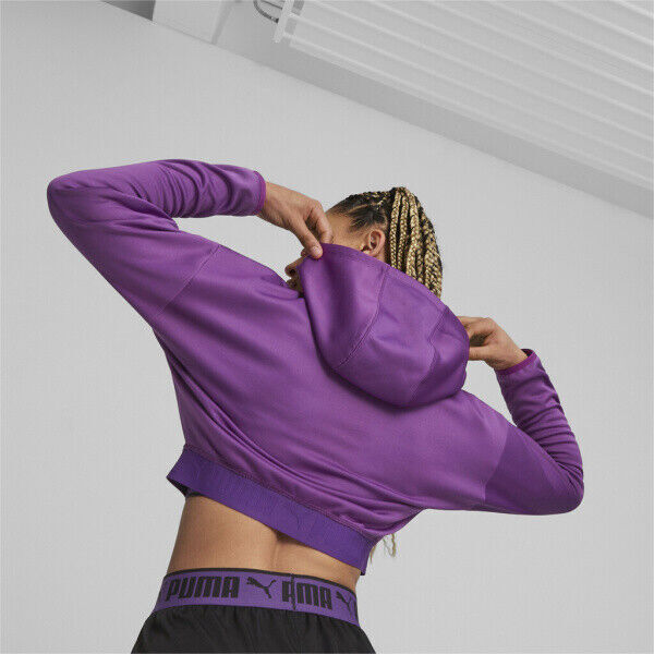 Puma Puma Strong Power Fleece Hoodie Mor Kadın Eşofman Üstü - 2