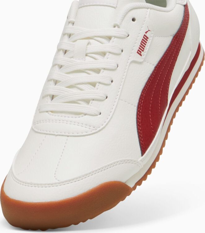 Puma Turino II Beyaz-Kırmızı Erkek Sneaker Ayakkabı - 8