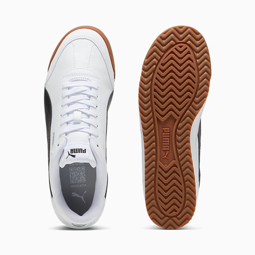 Puma Puma Turino II Beyaz-Siyah Erkek Sneaker Ayakkabı - 4
