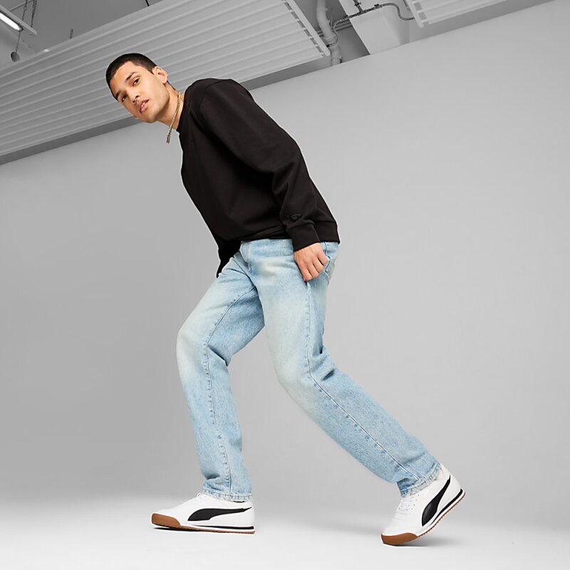 Puma Puma Turino II Beyaz-Siyah Erkek Sneaker Ayakkabı - 5