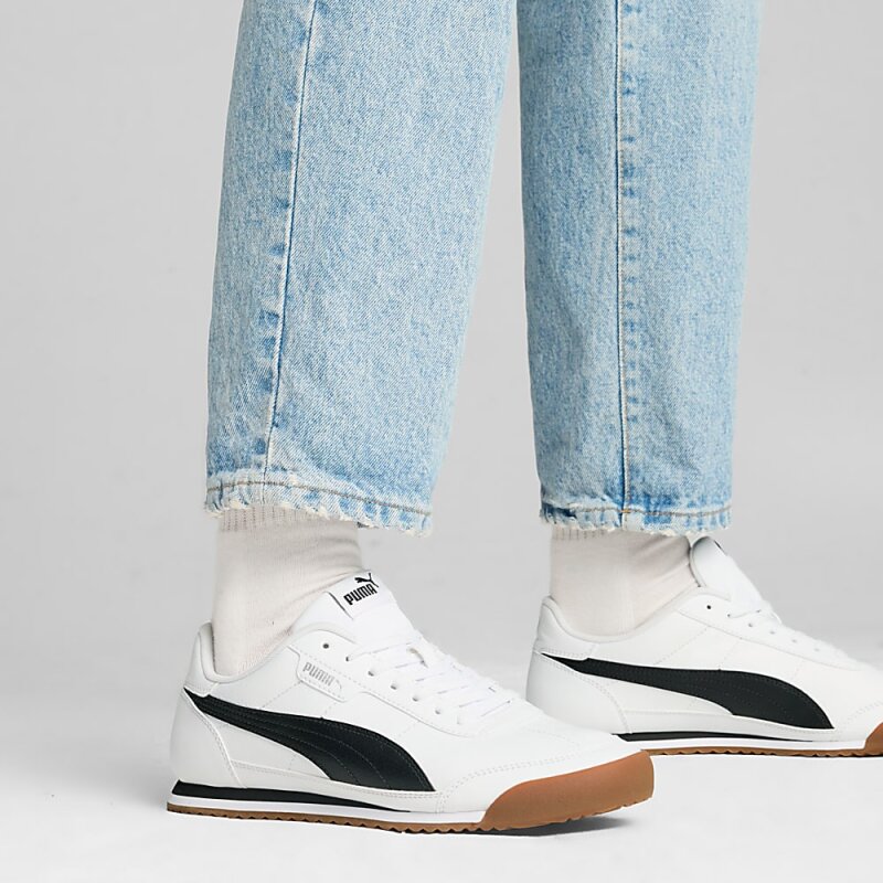 Puma Puma Turino II Beyaz-Siyah Erkek Sneaker Ayakkabı - 6
