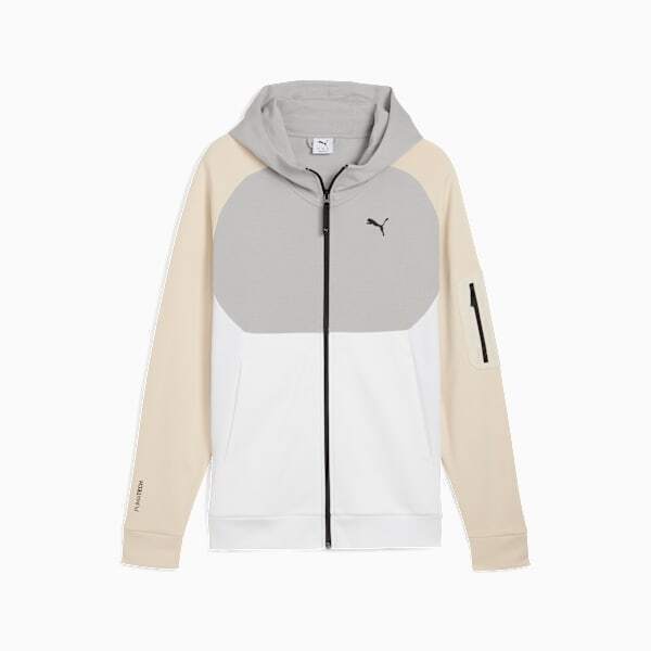 Puma Pumatech FZ Hoodie Bej Erkek Sweatshirt - 4