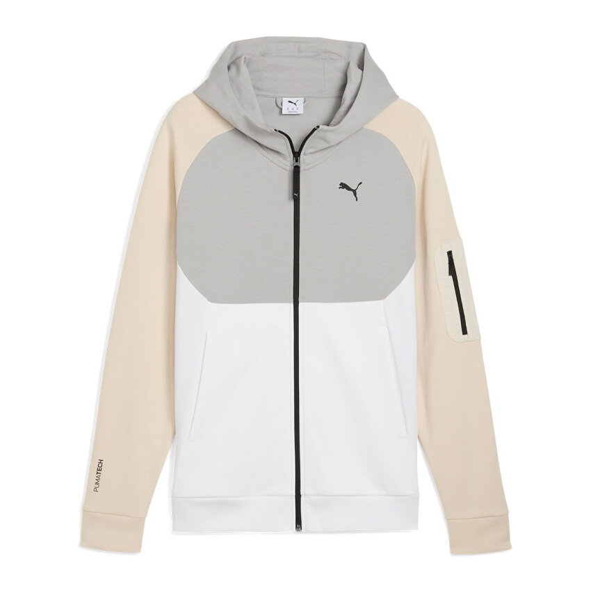 Puma Pumatech FZ Hoodie Bej Erkek Sweatshirt - 5