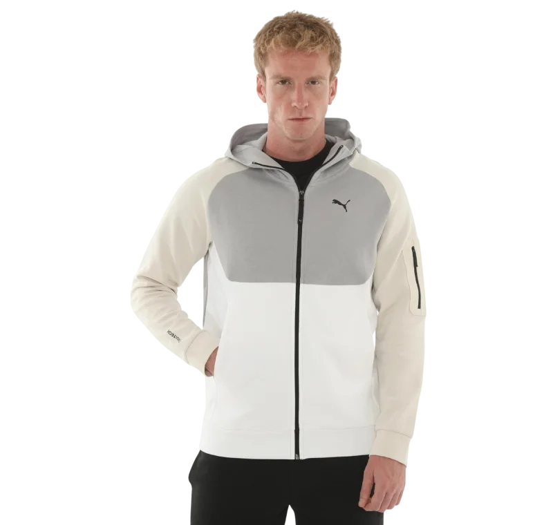 Puma Pumatech FZ Hoodie Bej Erkek Sweatshirt 
