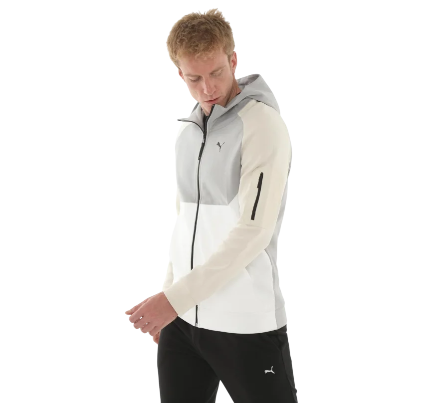 Puma Pumatech FZ Hoodie Bej Erkek Sweatshirt - 2