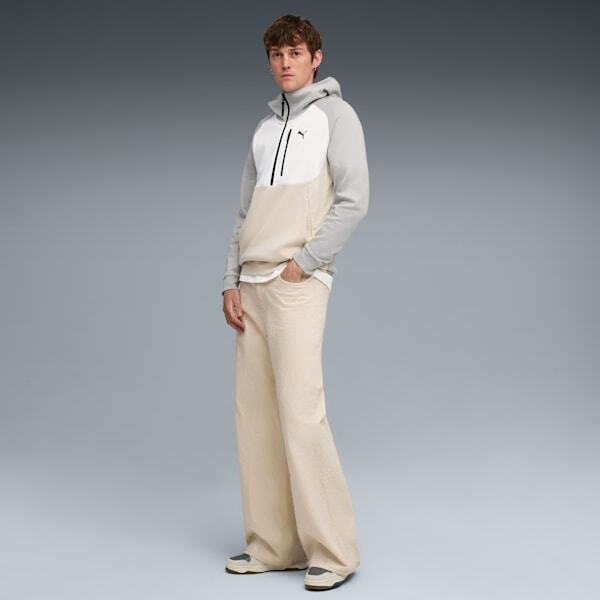 Puma Pumatech Half Zip Hoodie Gri Erkek Sweatshirt - 3