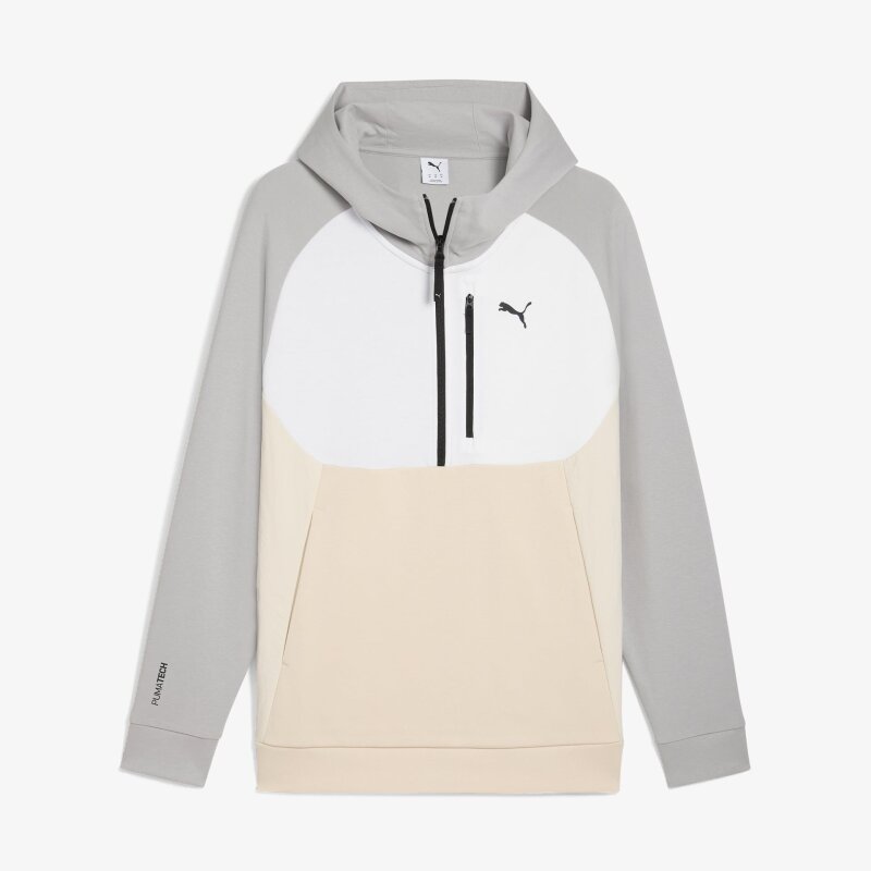 Puma Pumatech Half Zip Hoodie Gri Erkek Sweatshirt - 4