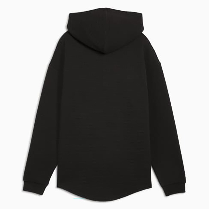 Puma Q4 Studio Textured Hoody Siyah Erkek Sweatshirt - 8