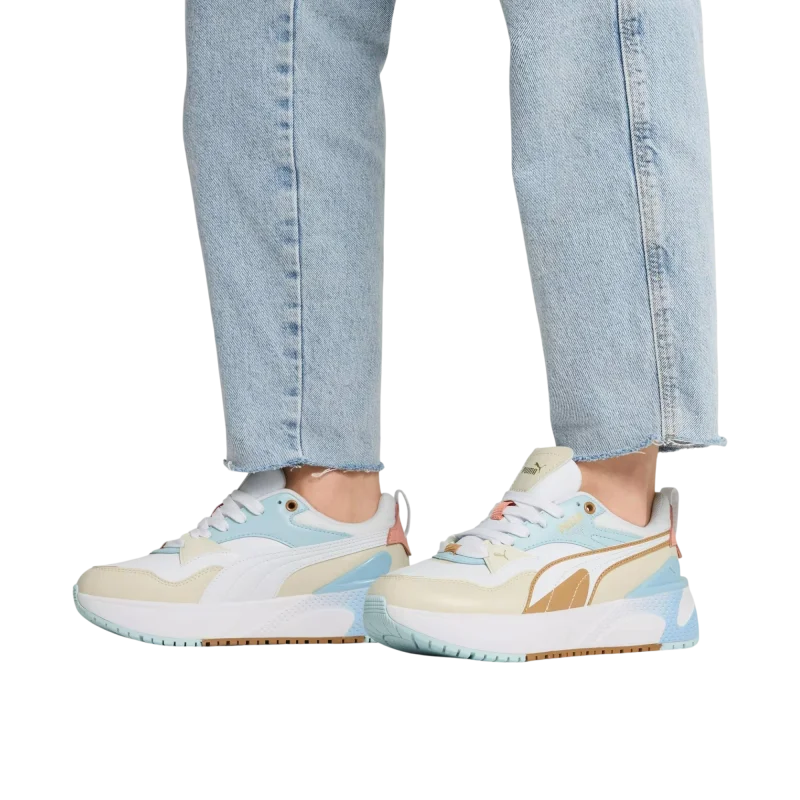 Puma R78 Disrupt Bej Kadın Sneaker Ayakkabı - 7