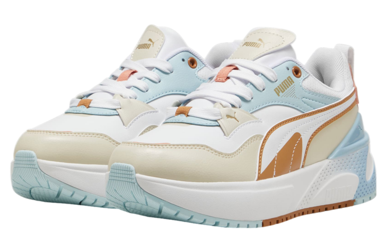 Puma R78 Disrupt Bej Kadın Sneaker Ayakkabı - 3