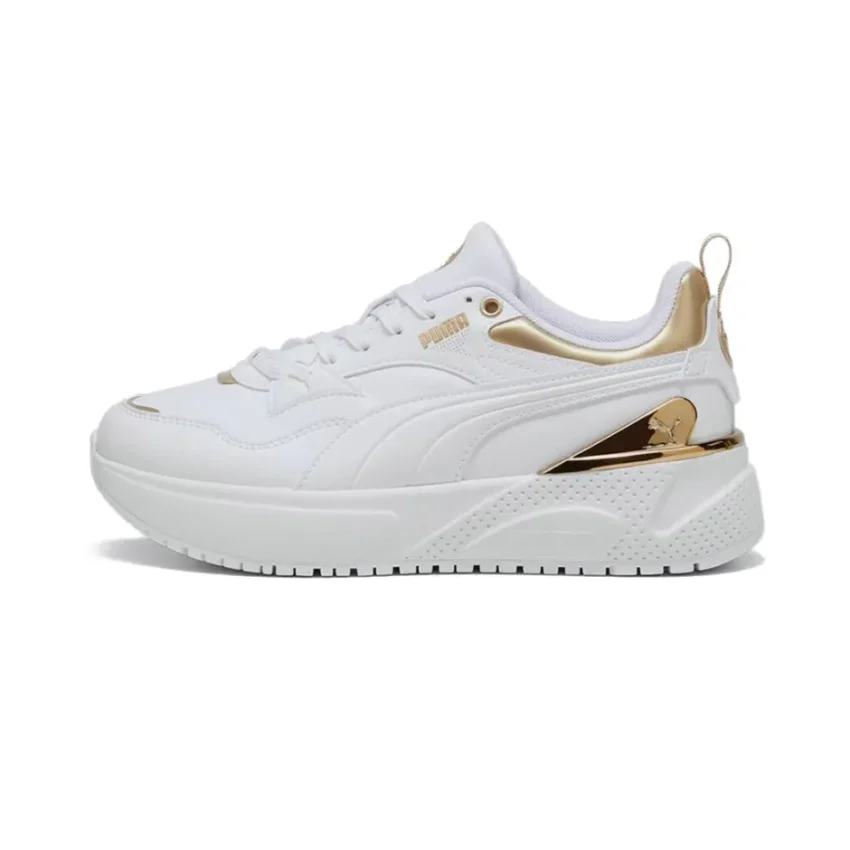 Puma R78 Disrupt Metallic Dream BEYAZ Kadın Sneaker Ayakkabı - 2