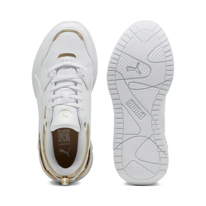 Puma R78 Disrupt Metallic Dream BEYAZ Kadın Sneaker Ayakkabı - 3
