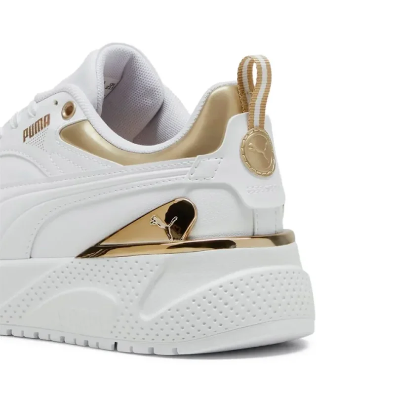 Puma R78 Disrupt Metallic Dream BEYAZ Kadın Sneaker Ayakkabı - 4