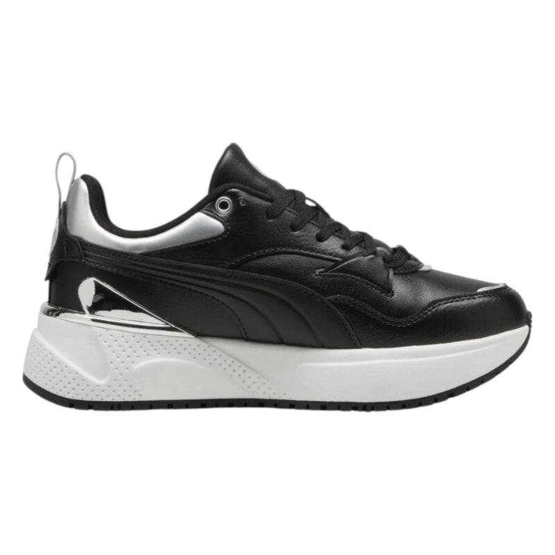 Puma R78 Disrupt Metallic Dream Beyaz-Siyah Kadın Sneaker Ayakkabı - 1