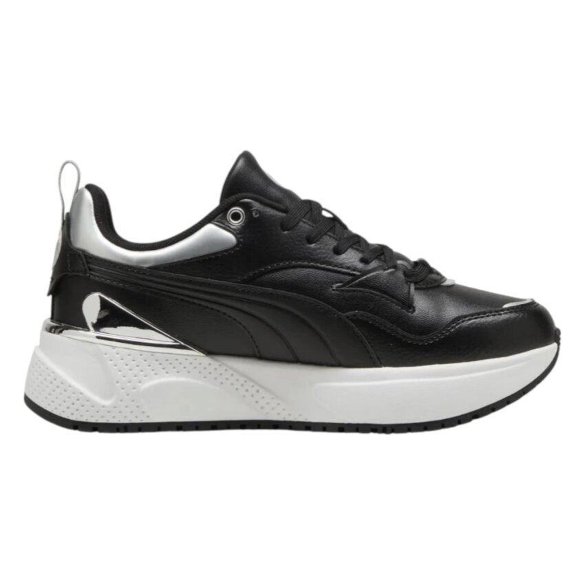 Puma R78 Disrupt Metallic Dream Beyaz-Siyah Kadın Sneaker Ayakkabı - 1