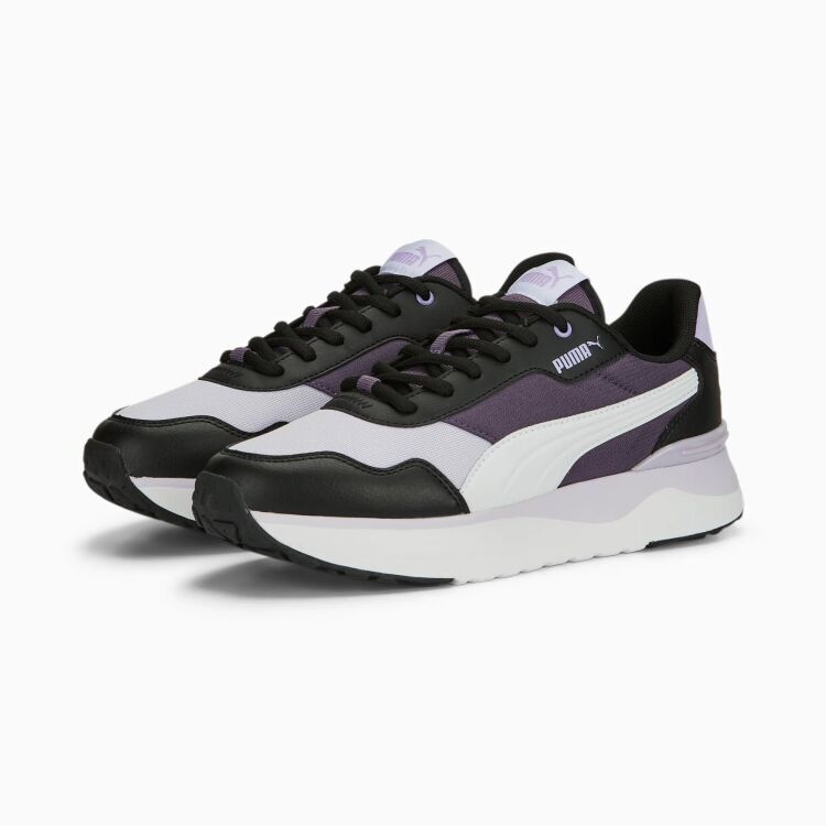 Puma R78 Voyage Purple Charcoal SİYAH Kadın Günlük Ayakkabı - 3