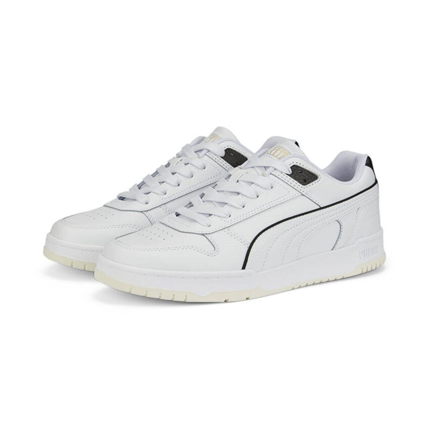 Puma RBD Game Low Puma White-Puma Black-Puma BEYAZ Erkek Günlük Ayakkabı - 5