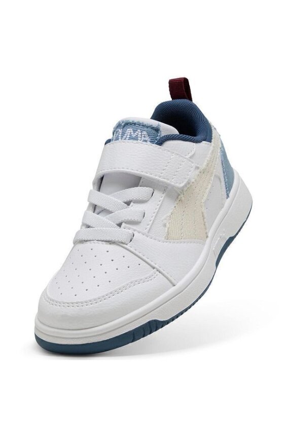 Puma Rebound Beyaz Çocuk Günlük Ayakkabı - 4