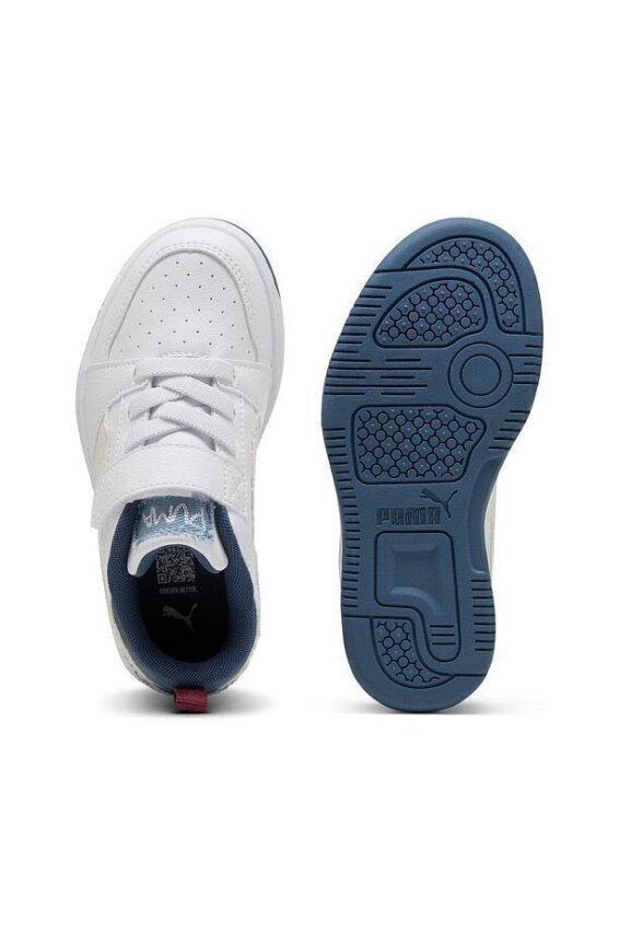 Puma Rebound Beyaz Çocuk Günlük Ayakkabı - 5