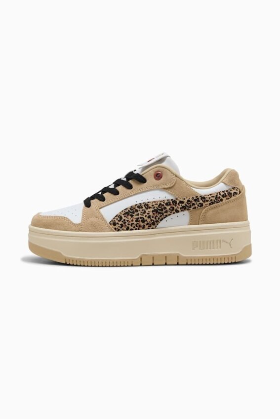 Puma Rebound Low Animal Beyaz Kadın Sneaker Ayakkabı - 4