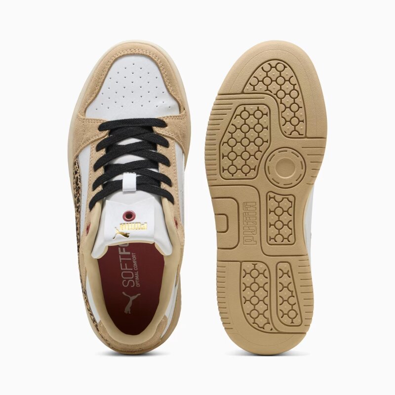 Puma Rebound Low Animal Beyaz Kadın Sneaker Ayakkabı - 4