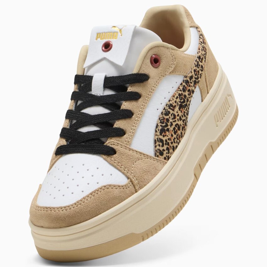 Puma Rebound Low Animal Beyaz Kadın Sneaker Ayakkabı - 5