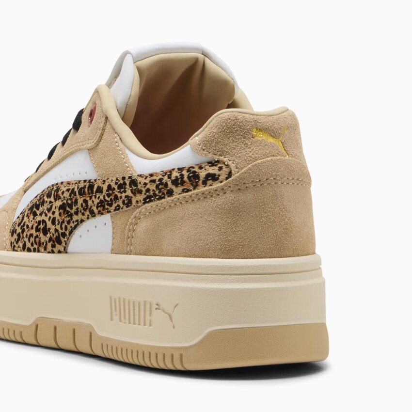 Puma Rebound Low Animal Beyaz Kadın Sneaker Ayakkabı - 6