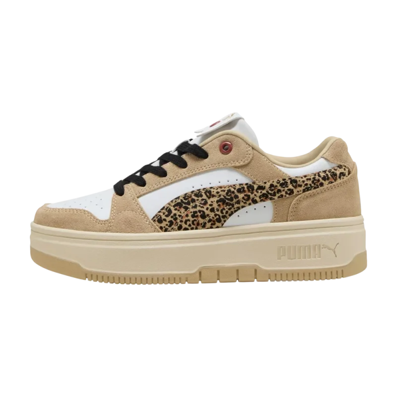 Puma Rebound Low Animal Beyaz Kadın Sneaker Ayakkabı - 2