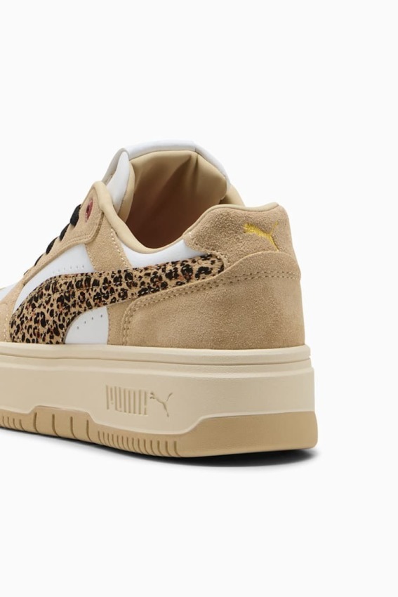 Puma Rebound Low Animal Beyaz Kadın Sneaker Ayakkabı - 4