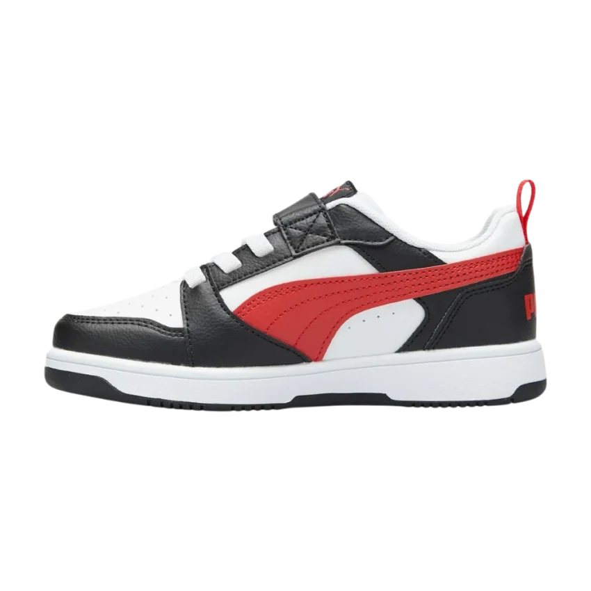 Puma Rebound V6 Beyaz-Kırmızı Çocuk Günlük Ayakkabı - 2