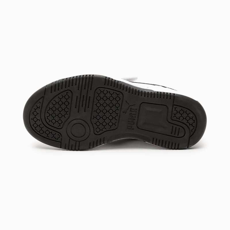 Puma Rebound V6 Beyaz-Siyah Çocuk Günlük Ayakkabı - 5