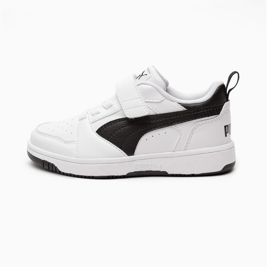 Puma Rebound V6 Beyaz-Siyah Çocuk Günlük Ayakkabı - 2