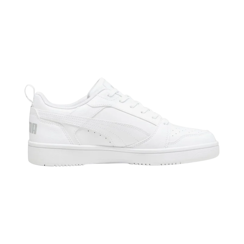 Puma Rebound v6 Low Beyaz-Gri Kadın Günlük Ayakkabı - 1