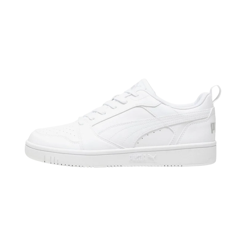 Puma Rebound v6 Low Beyaz-Gri Kadın Günlük Ayakkabı - 2