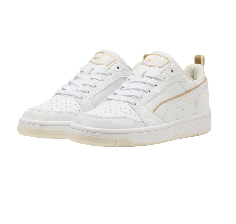 Puma Rebound v6 Low DayINight Gri Kadın Günlük Ayakkabı - 3