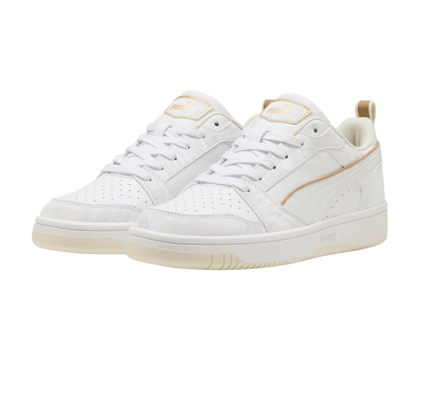 Puma Rebound v6 Low DayINight Gri Kadın Günlük Ayakkabı - 3