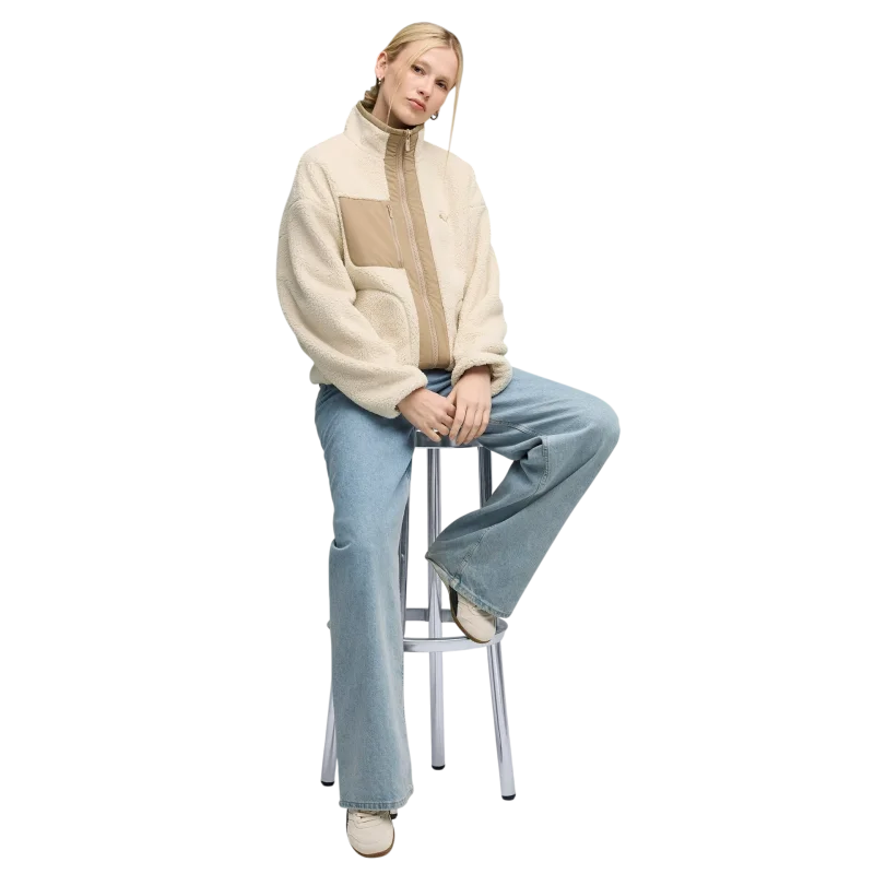 Puma Reversible Sherpa Kadın Bej Mont - 1