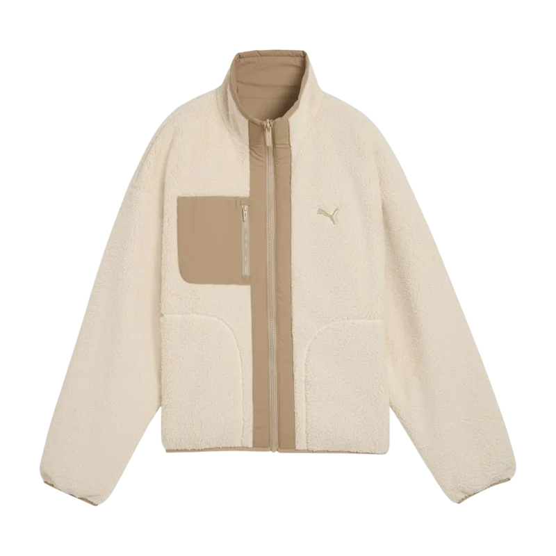 Puma Reversible Sherpa Kadın Bej Mont - 4